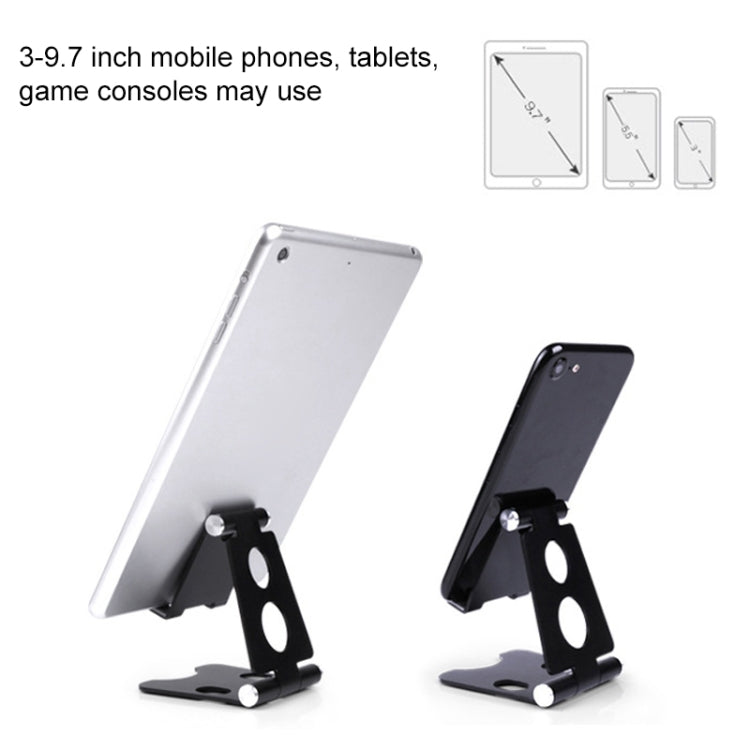 ROOSTAND R2 Aluminum Alloy Mobile Desktop Tablet Bracket Double Folding Lazy Artifact, Size: 6.4x7x9cm, R2 Rose Gold, R2 Rose Red, R2 Silver, R2 Black, R2 Champagne Gold