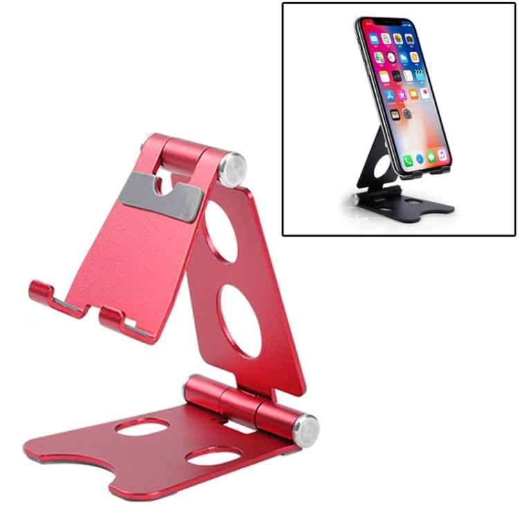ROOSTAND R2 Aluminum Alloy Mobile Desktop Tablet Bracket Double Folding Lazy Artifact, Size: 6.4x7x9cm, R2 Rose Gold, R2 Rose Red, R2 Silver, R2 Black, R2 Champagne Gold