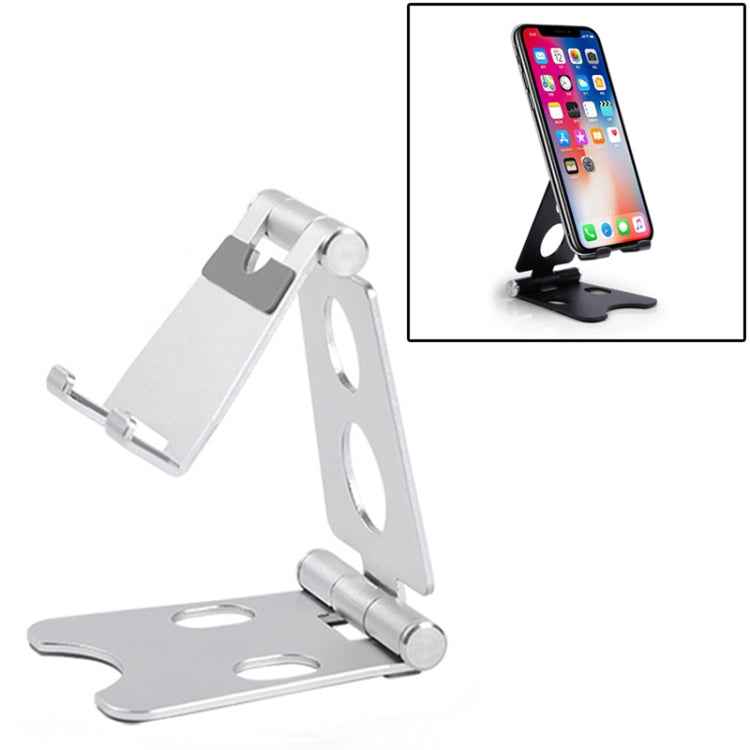 ROOSTAND R2 Aluminum Alloy Mobile Desktop Tablet Bracket Double Folding Lazy Artifact, Size: 6.4x7x9cm