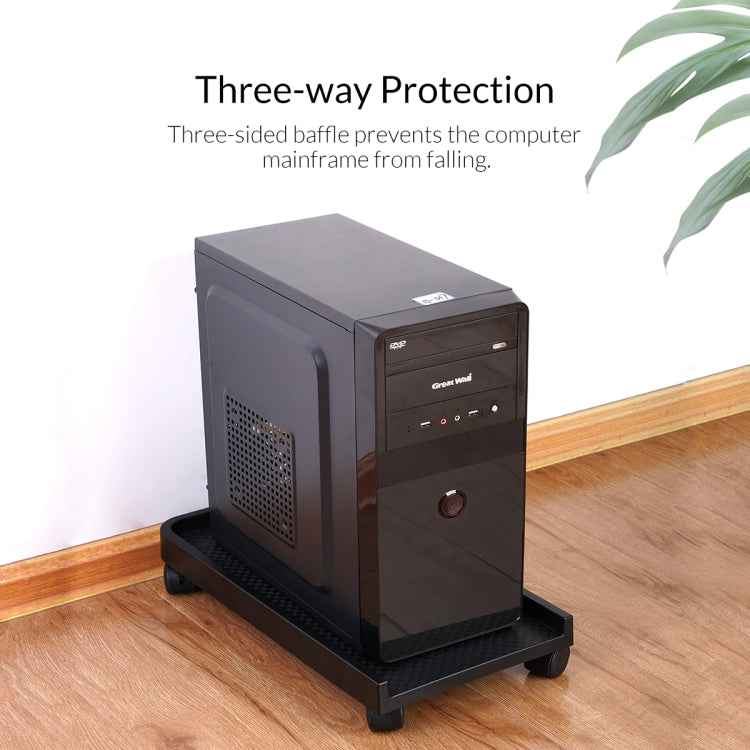 ORICO CPB2-BK-BP Computer Host Bracket with Wheels