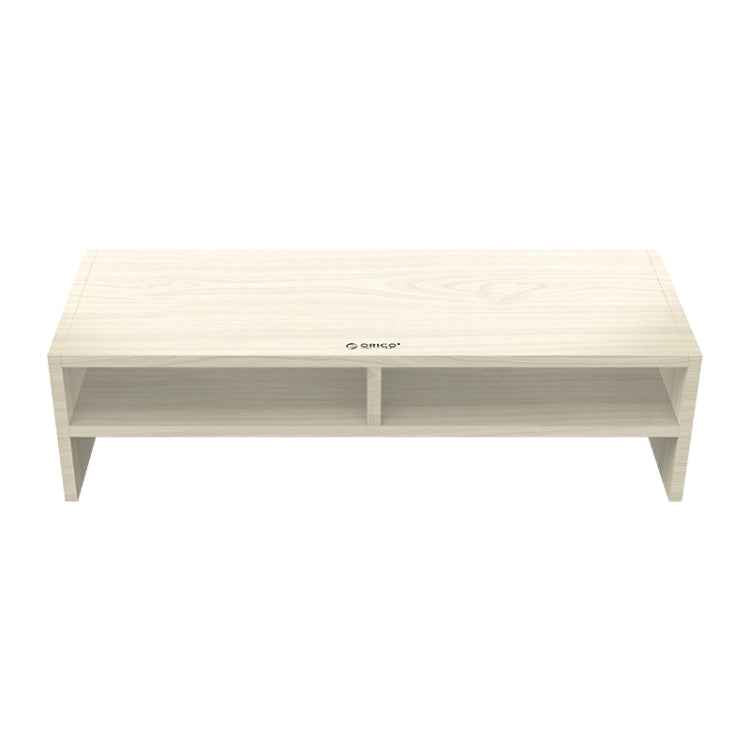 ORICO MSR-04-WD-BP 2-layer Wood Grain Computer Monitor Holder with Partition, Size: 50 x 20 x 13.5cm