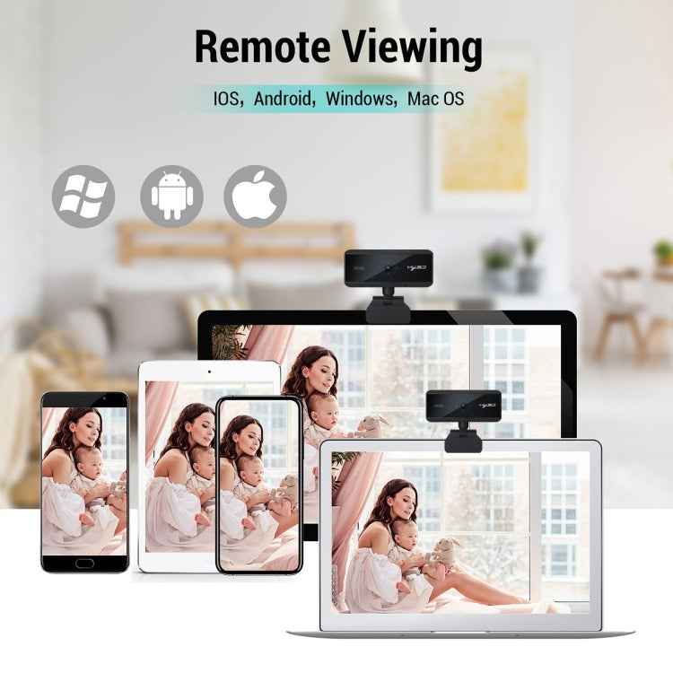 HXSJ S3 500W 1080P Adjustable 180 Degree HD Automatic Focus PC Camera with Microphone