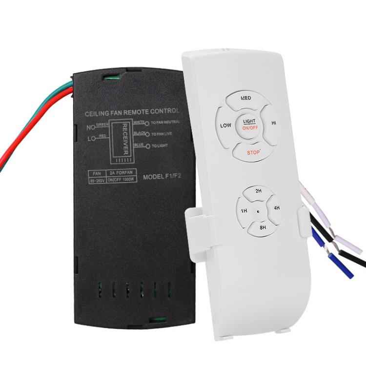 Universal Ceiling Fan Lamp Remote Control Kit 85-265V Timing Wireless Control Switch Adjusted Wind Speed Transmitter Receiver