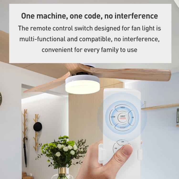 Universal Ceiling Fan Lamp Remote Control Kit 85-265V Timing Wireless Control Switch Adjusted Wind Speed Transmitter Receiver