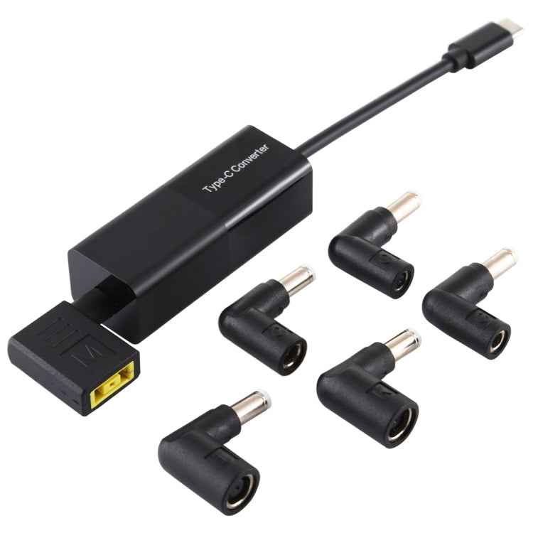 Laptop Power Adapter 65W USB-C / Type-C Converter to 6 in 1 Power Adapter