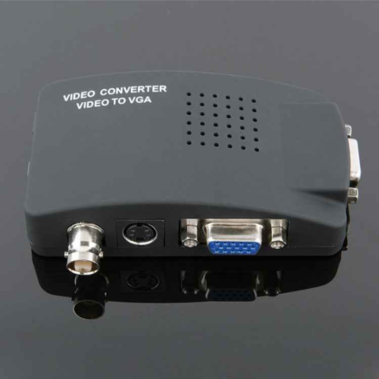 HOWEI HW-2404 BNC / S-Video to VGA Video Converter