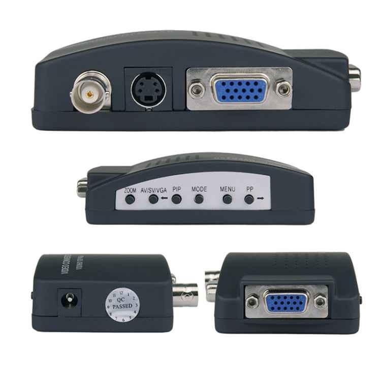 HOWEI HW-2404 BNC / S-Video to VGA Video Converter