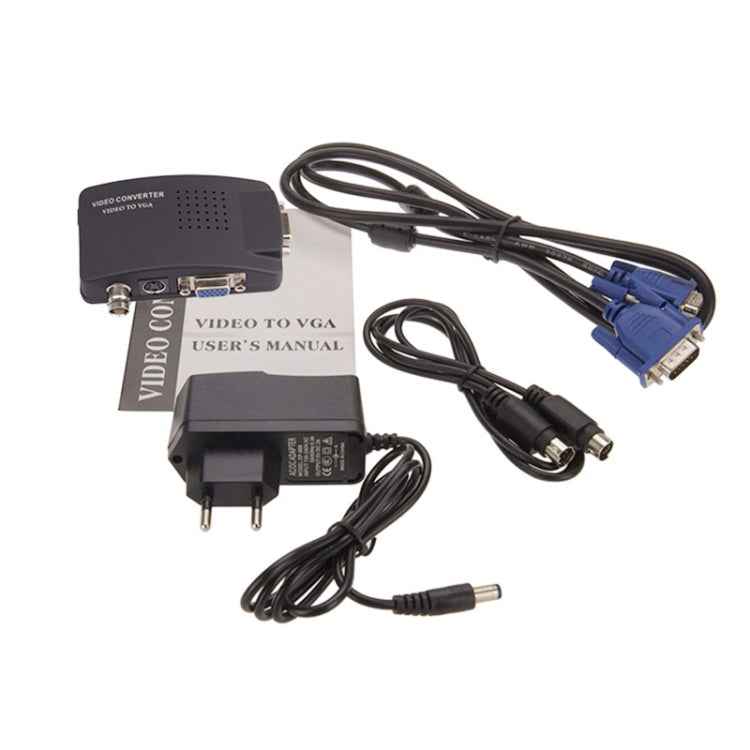 HOWEI HW-2404 BNC / S-Video to VGA Video Converter