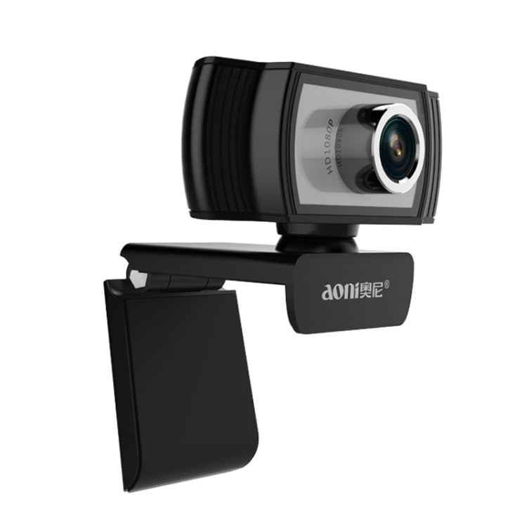 Aoni C33 Beauty FHD 1080P IPTV WebCam Teleconference Teaching Live Broadcast Computer Camera with Microphone, Drive-free Plug and Play