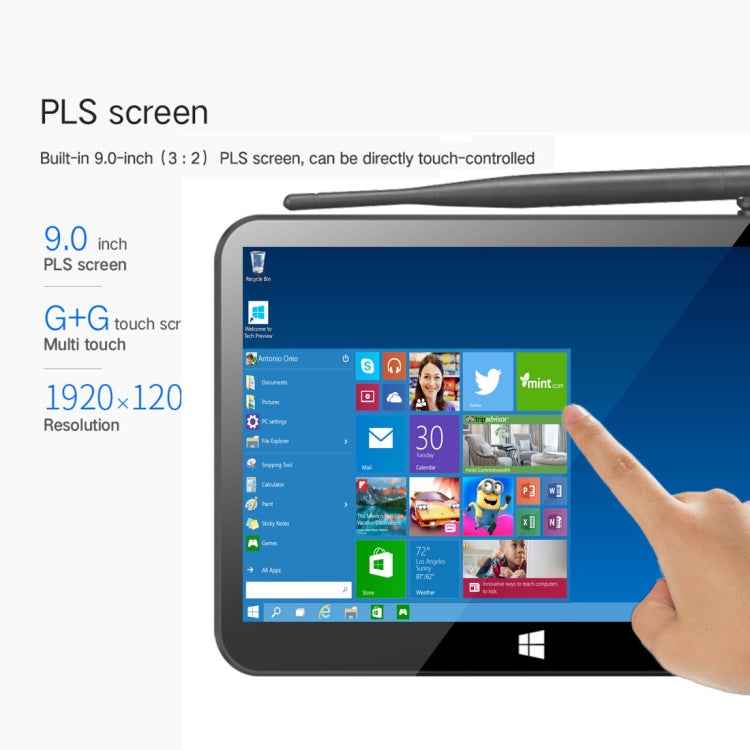 PiPo X11 TV Box Style Tablet Mini PC, 3GB+64GB, 9.0 inch Windows 10 Intel Celeron N4020 Quad Core up to 2.8GHz, US/EU Plug