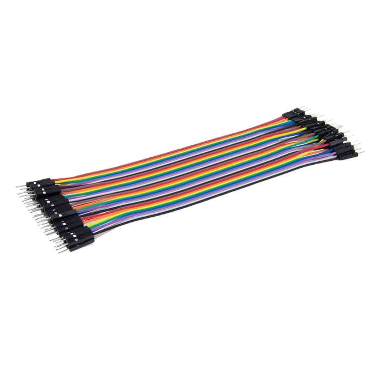 Multicolored 40 Pin Breadboard Jumper Wires Ribbon Cable