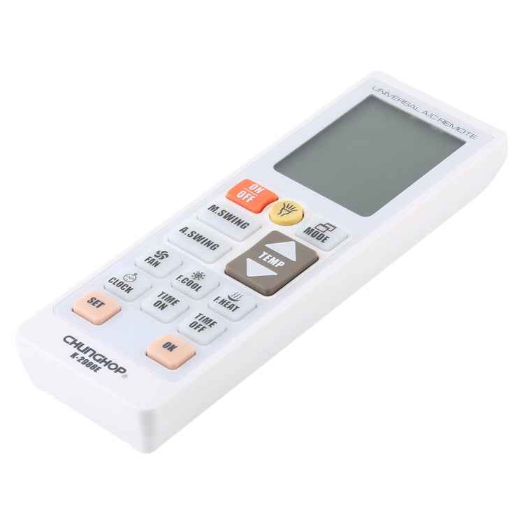 Chunghop K-2988E Universal A/C Remote Controller with Flashlight