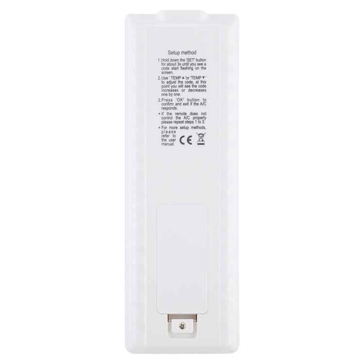 Chunghop K-2988E Universal A/C Remote Controller with Flashlight