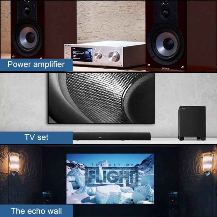 EMK 1 Input 3 Output Digital Optical Audio SPDIF Toslink Splitter Adapter