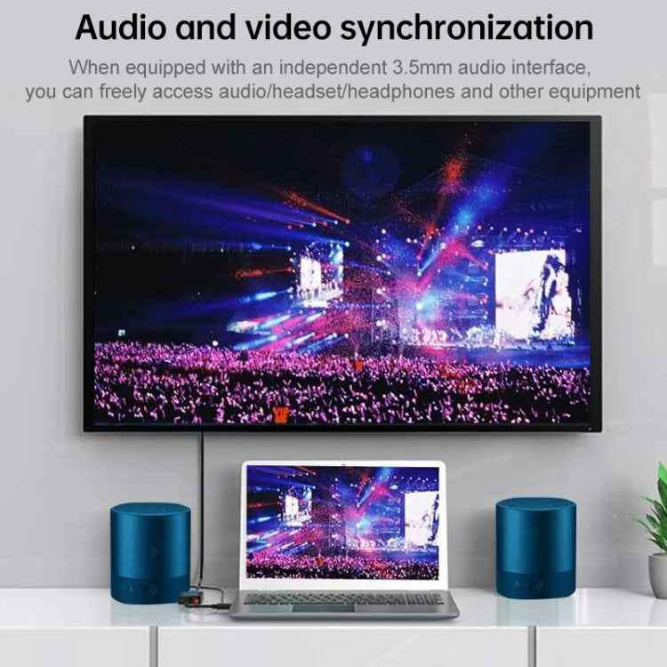 Onten 5165HV HDMI to HDMI + VGA Adapter