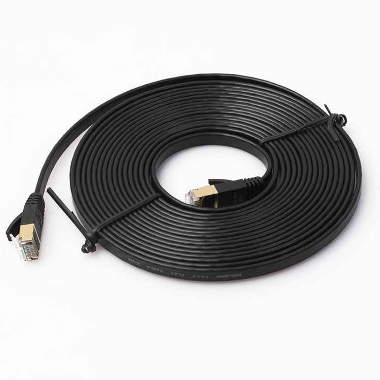 5m CAT7 10 Gigabit Ethernet Ultra Flat Patch Cable for Modem Router LAN Network - Built with Shielded RJ45 Connectors