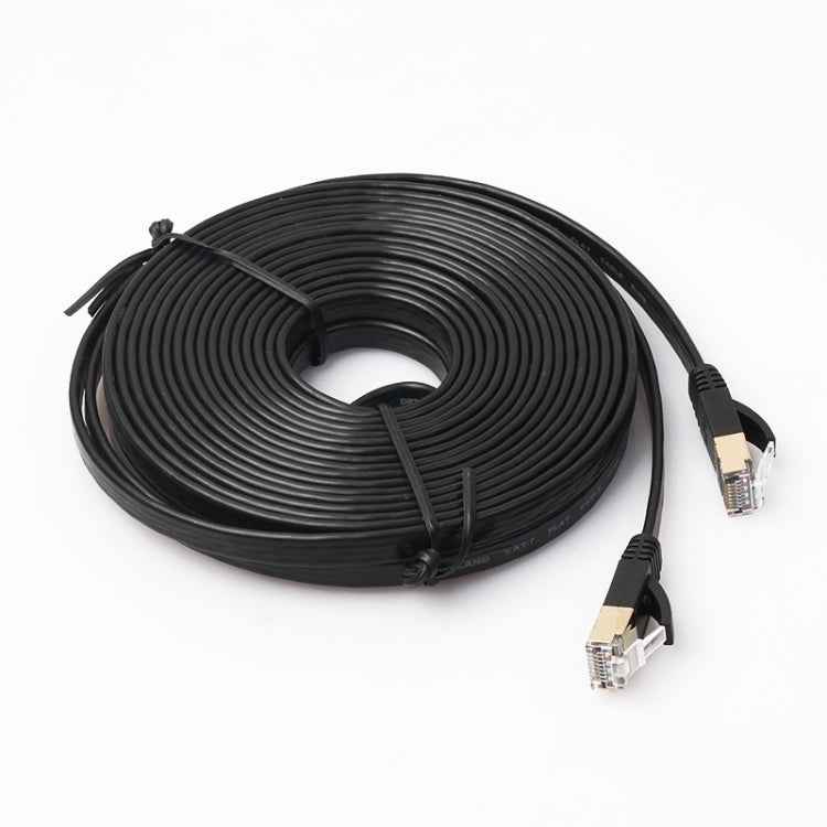 8m CAT7 10 Gigabit Ethernet Ultra Flat Patch Cable for Modem Router LAN Network - Built with Shielded RJ45 Connectors