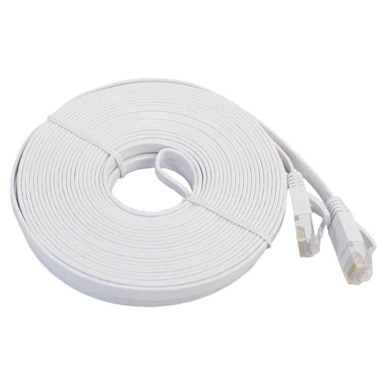 20m CAT6 Ultra-thin Flat Ethernet Network LAN Cable, Patch Lead RJ45