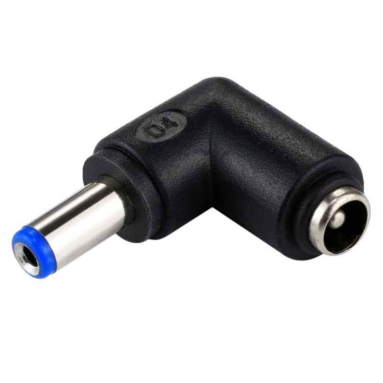 DC 4506 Male to DC 7406 Female Connector Power Adapter for HP Laptop Notebook, 90 Degree Right Angle Elbow, DC 5521 Male to Female