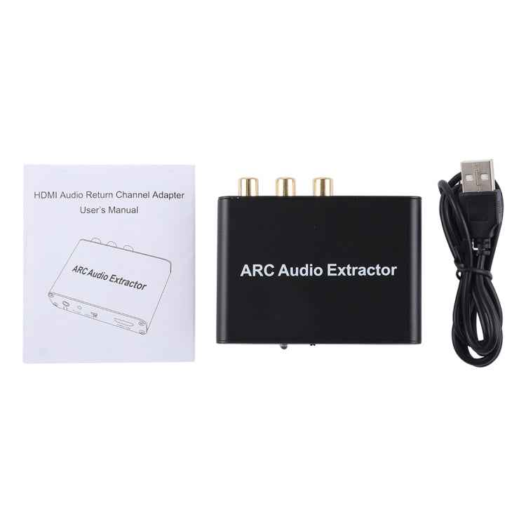 192KHz ARC Audio Extractor HDMI ARC to SPDIF + Coaxial + L/R Converter Audio Return Channel Adapter