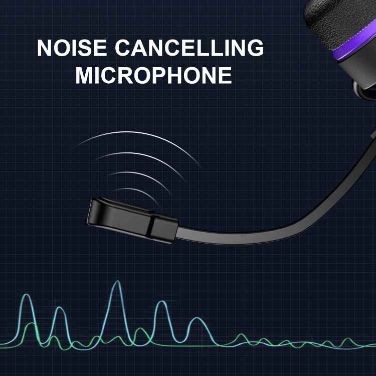 SADES MH601 3.5mm Plug Wire-controlled Noise Reduction E-sports Gaming Headset with Retractable Microphone, Cable Length: 2.2m