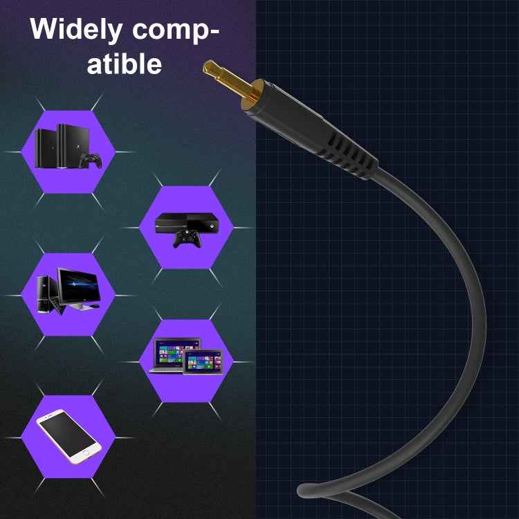 SADES MH601 3.5mm Plug Wire-controlled Noise Reduction E-sports Gaming Headset with Retractable Microphone, Cable Length: 2.2m