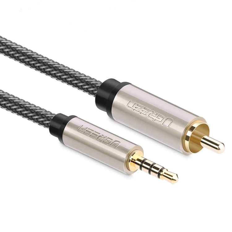 UGREEN 3.5mm to RCA Audio Cable Xiaomi Mi 1/2 TV Digital SPDIF Cable, Length: 2m
