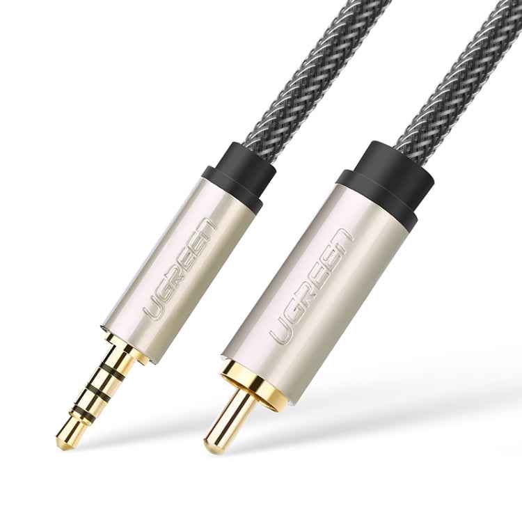 UGREEN 3.5mm to RCA Audio Cable Xiaomi Mi 1/2 TV Digital SPDIF Cable, Length: 2m