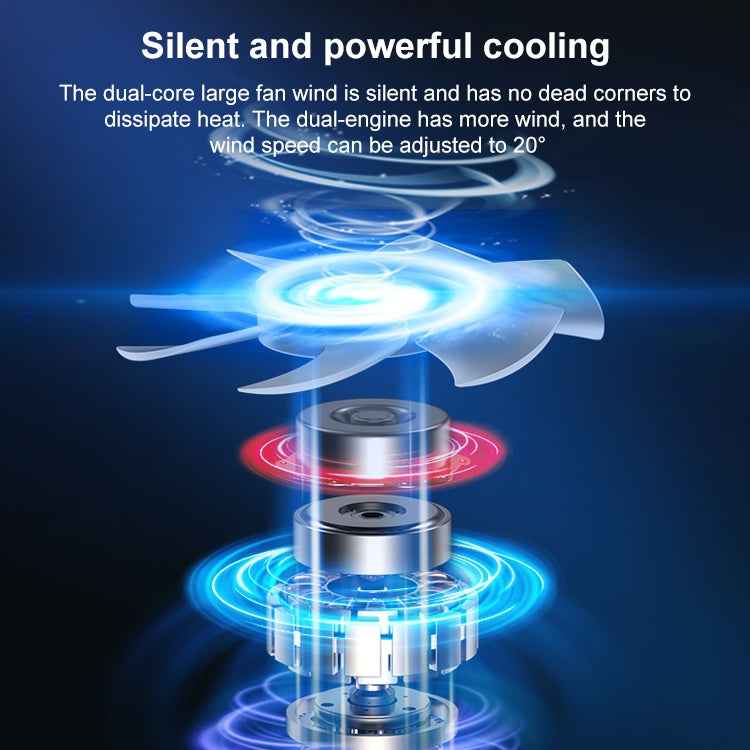 HZ13 Foldable Multi-angle Aluminum Alloy Laptop Fan Cooling Bracket