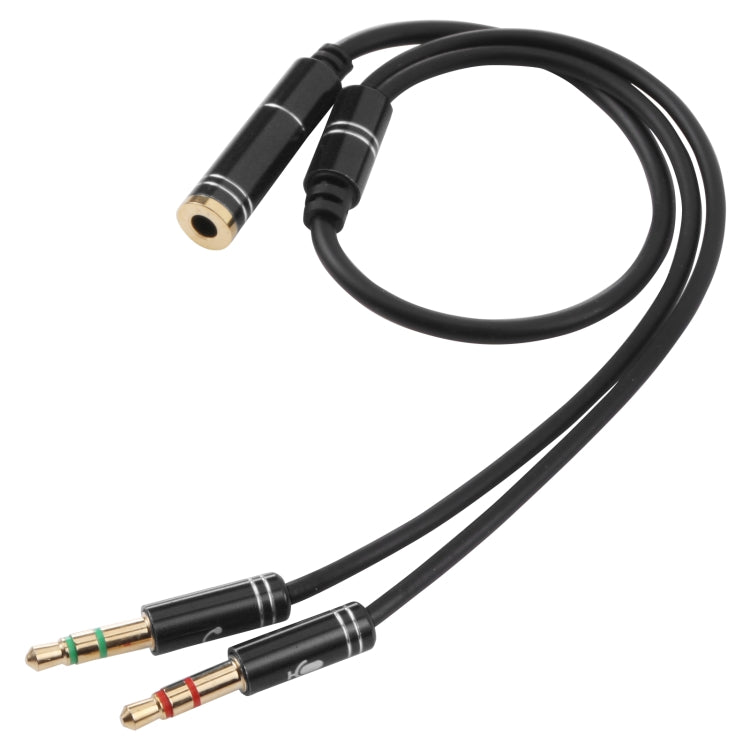 3.5mm Female to 2 x 3.5mm Male Adapter Cable, 3.5mm Female to 2 x 3.5mm Male