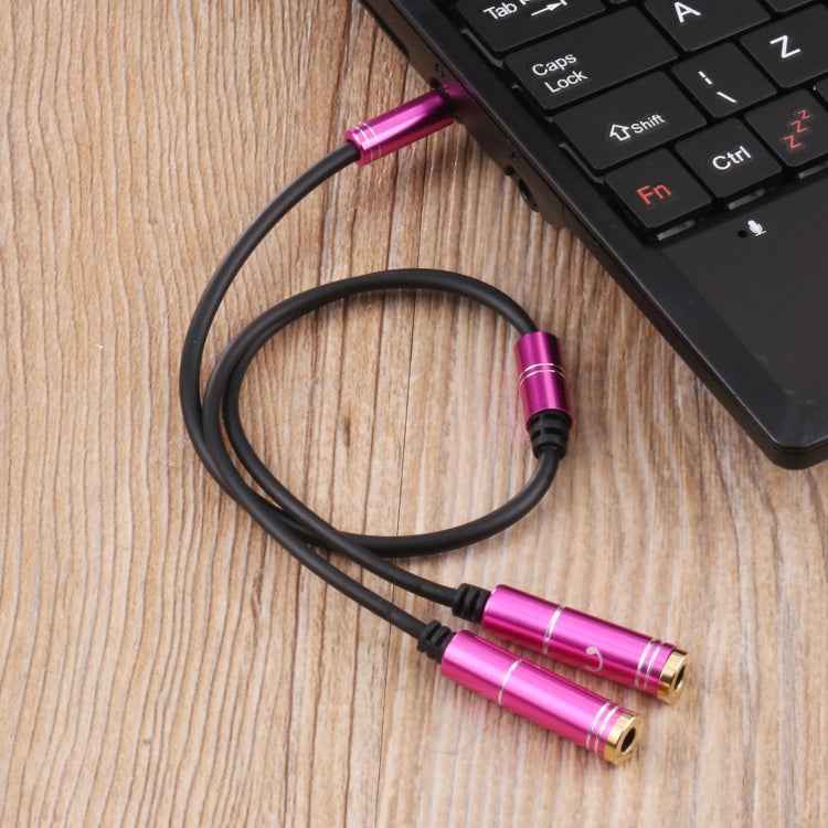 2 x 3.5mm Female to 3.5mm Male Adapter Cable