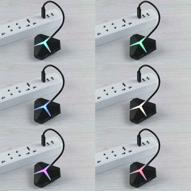 5Gbps Super Speed 4 Ports USB 3.0 HUB Adapter, Cable Length: about 20cm