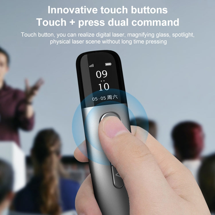 ASiNG A9 128MB Red Light Multifunctional PPT Touch Laser Page Turning Pen Wireless Presenter, A9 128MB Red Light (Grey), A9 128MB Red Light (Blue)