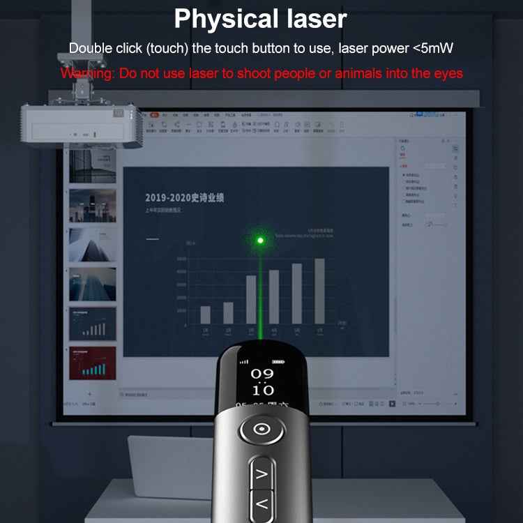 ASiNG A9 32GB Green Light Multifunctional PPT Touch Laser Page Turning Pen Wireless Presenter