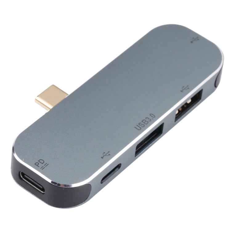 5 in 1 USB-C / Type-C Male to Dual USB-C / Type-C + Dual USB + USB 3.0 Female Adapter