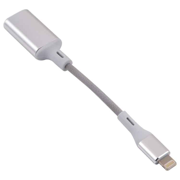 8 Pin Male to USB Female OTG Camera Adapter, Compatible with IOS 13 or Above