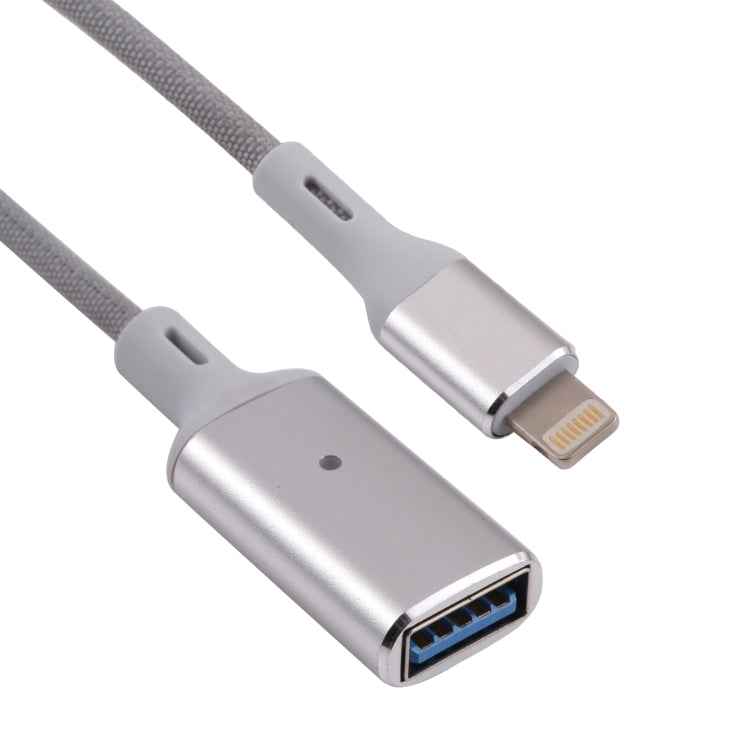 8 Pin Male to USB Female OTG Camera Adapter, Compatible with IOS 13 or Above