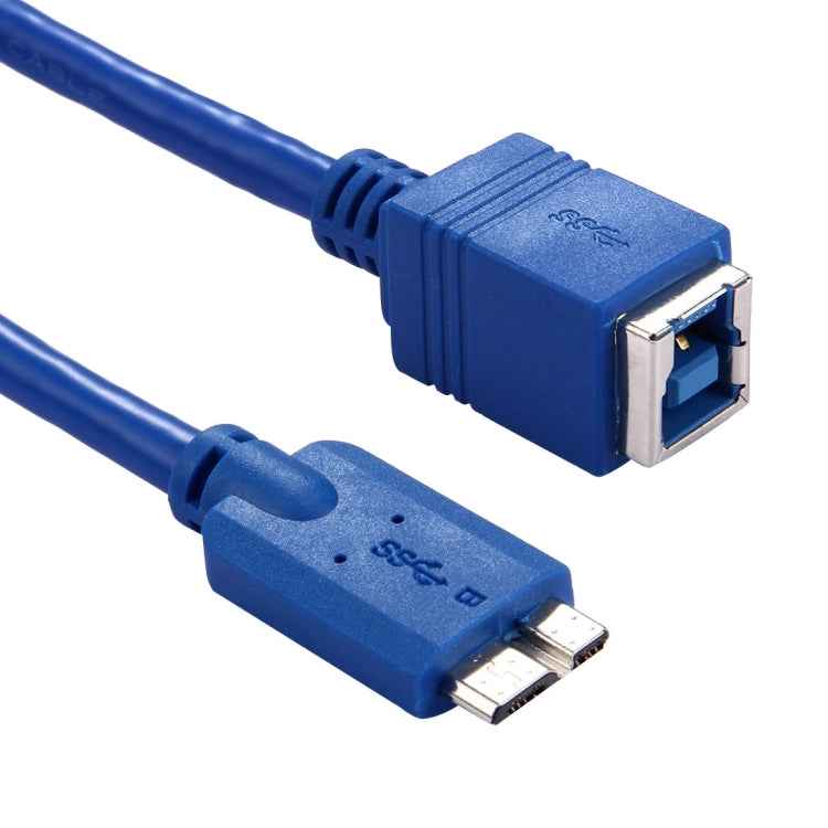 30cm USB 3.0 B Female to Micro B Male Connector Adapter Cable for Printer / Hard Disk