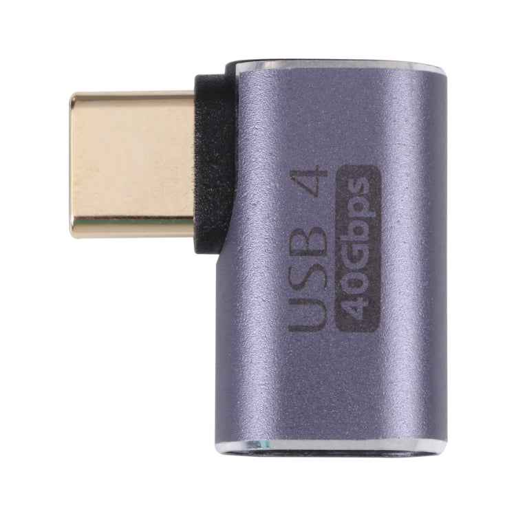 40Gbps USB-C / Type-C Male to Female Elbow Adapter