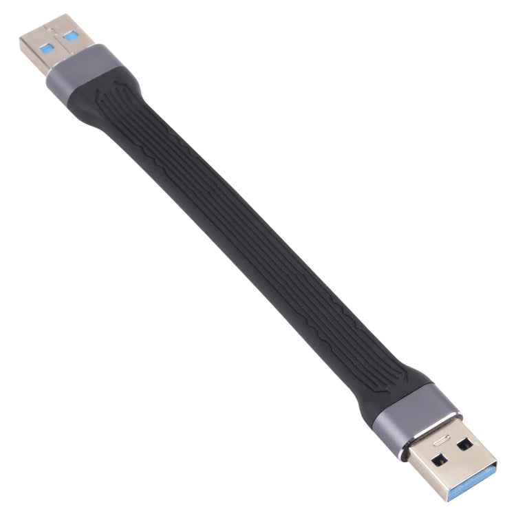 10Gbps USB Male to USB Male Soft Flat Sync Data Fast Charging Cable