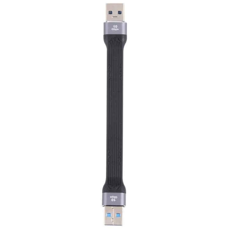 10Gbps USB Male to USB Male Soft Flat Sync Data Fast Charging Cable