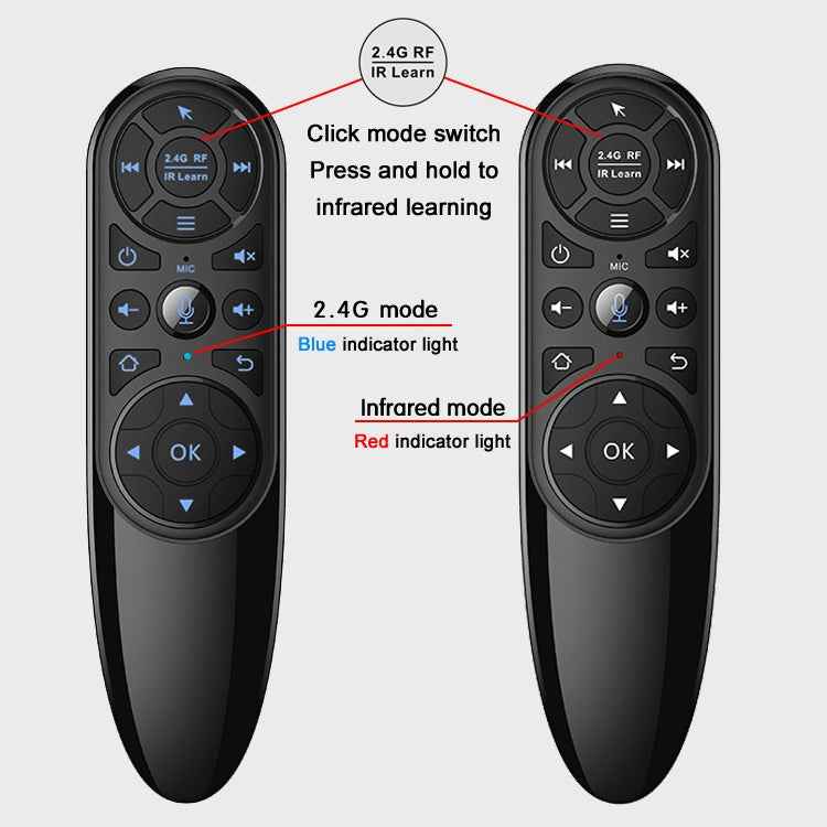 Q6 Standard Version 2.4G Wireless Air Mouse Voice Remote Control
