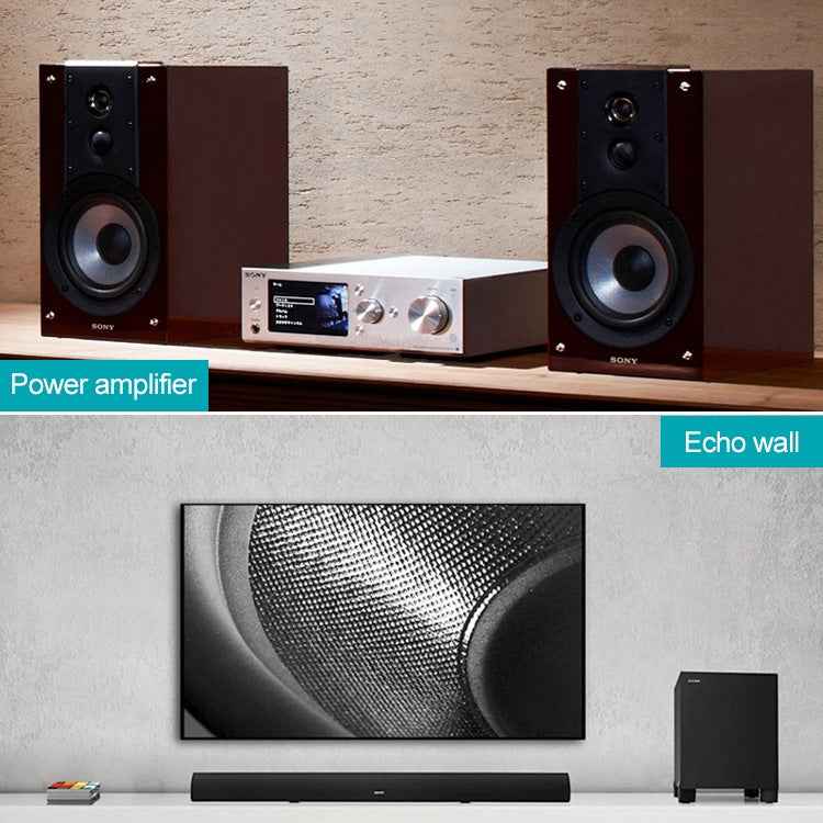 EMK 360 Degree Male to Female Conversion Head Optical Fiber Adapter Audio Adapter