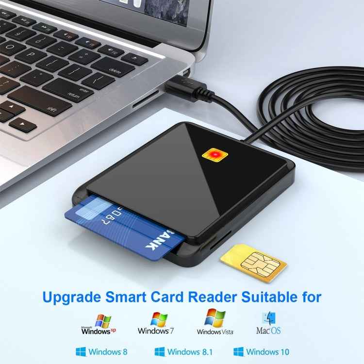 Rocketek CR317 USB 2.0 SIM / ID / CAC Smart Card 2 in 1 Card Reader