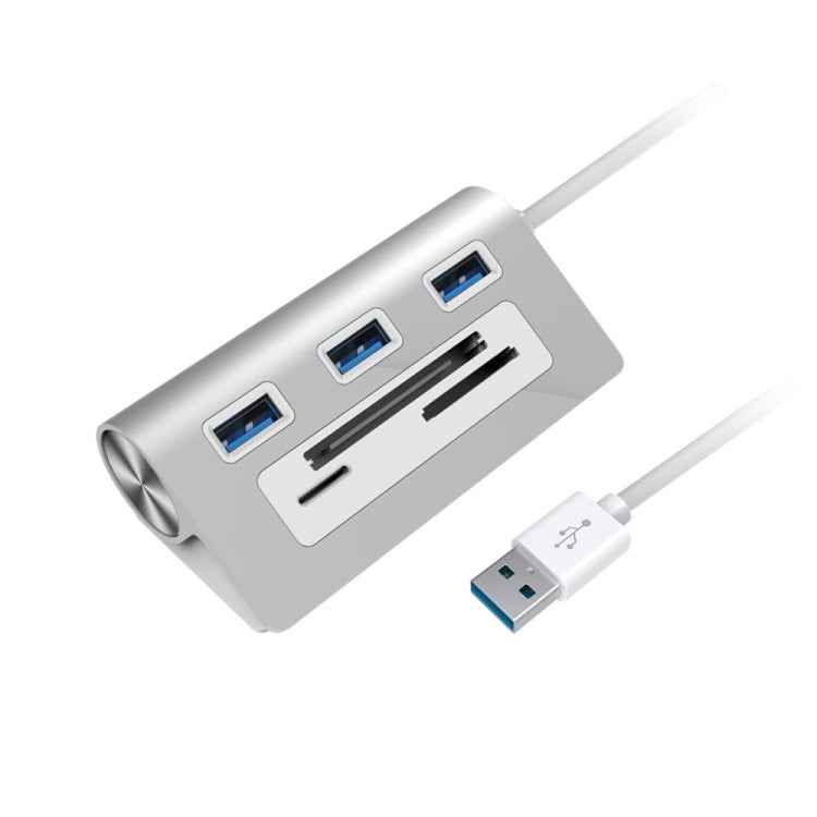 Rocketek HC423 USB3.0 x 3 + SD / TF / CF Card Reader HUB Adapter