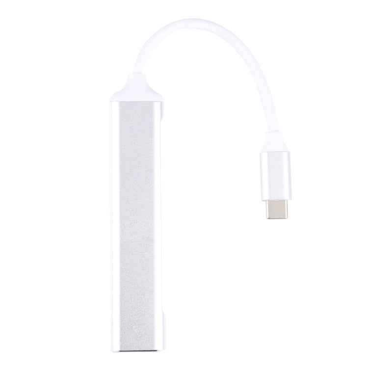 5 in 1 USB-C / Type-C 3.1 to SD / TF Card Slot + 3 USB 3.0 Ports Multifunctional Docking Station HUB