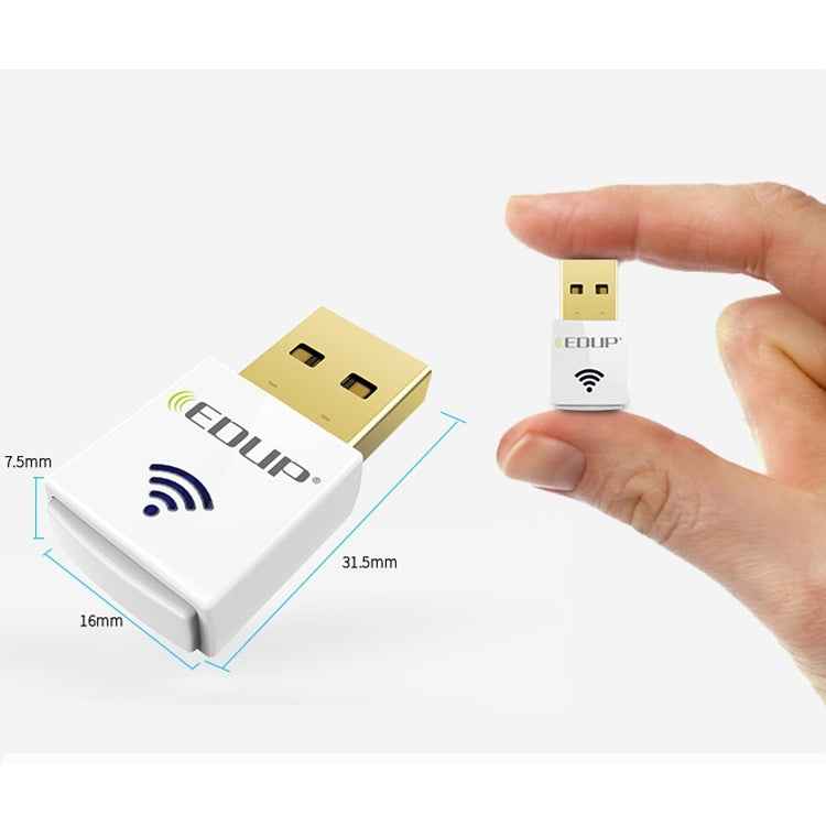 EDUP EP-AC1619 Mini Wireless USB 600Mbps 2.4G / 5.8Ghz 150M+433M Dual Band WiFi Network Card for Nootbook / Laptop / PC