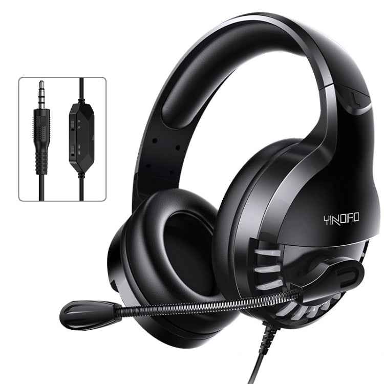 YINDIAO Q2 Head-mounted Wired Gaming Headset with Microphone, Version: Single 3.5mm