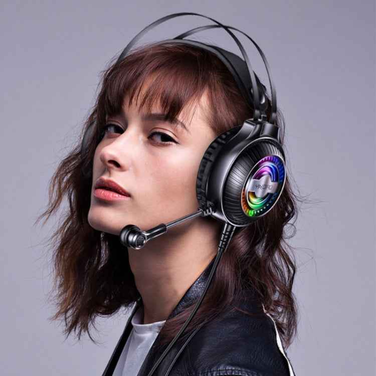 YINDIAO Q4 Head-mounted Wired Gaming Headset with Microphone, Version: Dual 3.5mm + USB