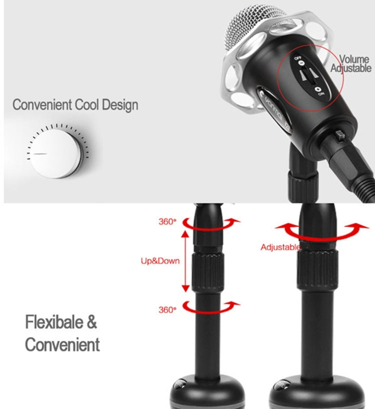 Compatible with PC and Mac for Live Broadcast Show, KTV, etc.